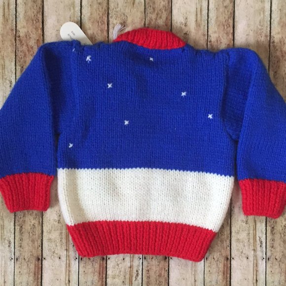 Vintage Knit Kids 2T Long Sleeve Christmas Sweater - Picture 5 of 8